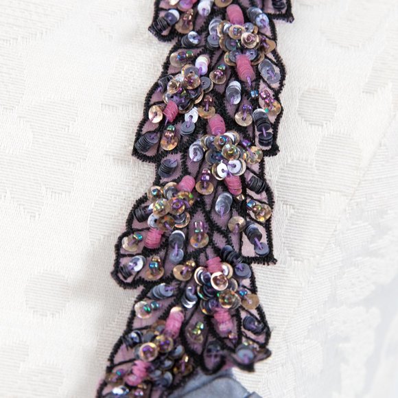 Vintage 90s M Ruched Satin Cocktail Midi Dress - Picture 8 of 11